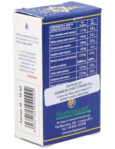Aurum 10 Gotas 10Ml. de Herboplanet