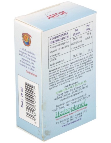 Ruby Gotas 10Ml. de Herboplanet