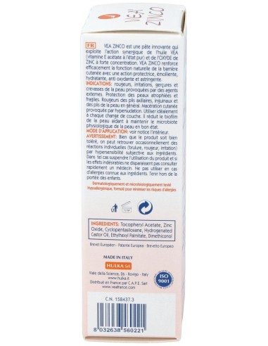 Vea Zinco Pasta Protectora Base 40Ml. de Vea
