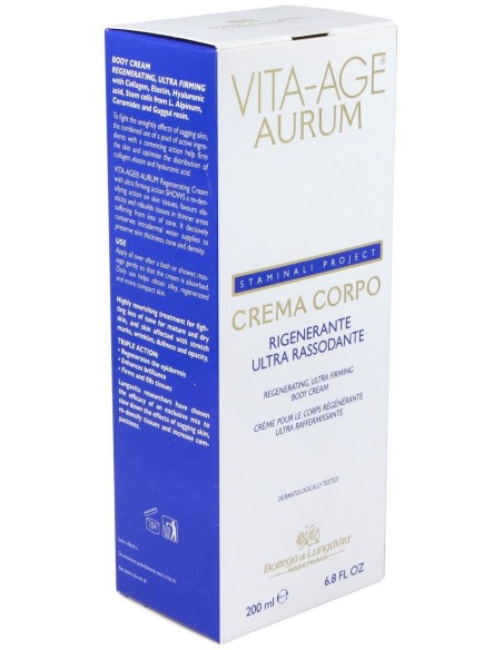 Vita-Age Aurum Ultra Reafirmante Corporal 200Ml. de Bottega Di Lungavita