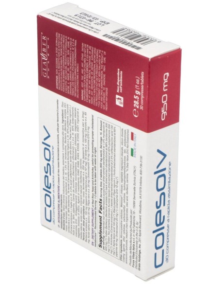 Colesolv 30Comp. de Glauber Pharma