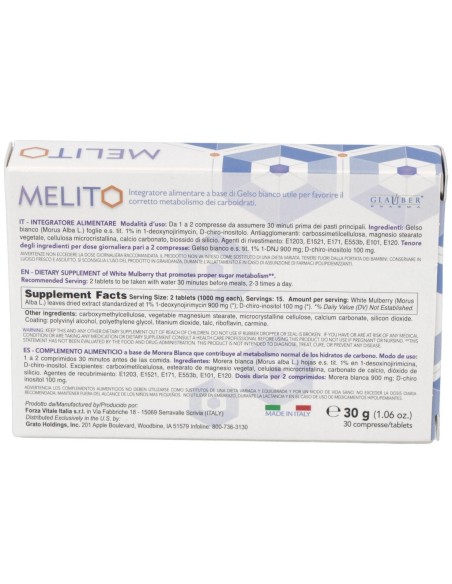 Melito 30Comp. de Glauber Pharma