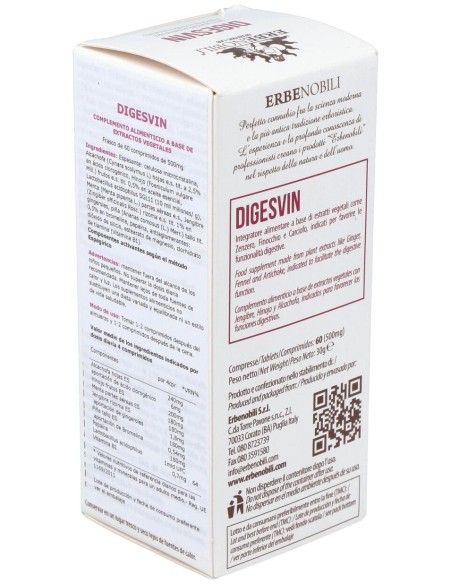 Digesvin Compost Digestivo 60Comp de Erbenobili