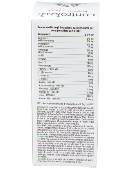 Controkal Compost Obesidad 60Comp de Erbenobili