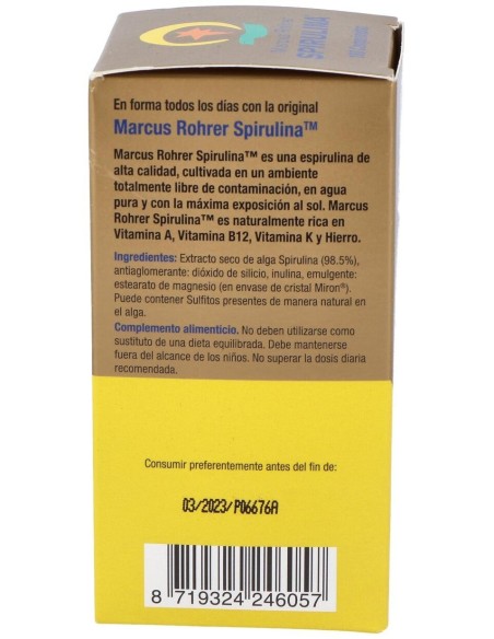 Espirulina 180 Comprimidos  de Marcus Rohrer