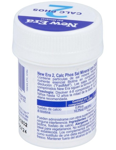 Sal Schussler Nº2 Calcium Phosphoricum 240Comp. de New Era