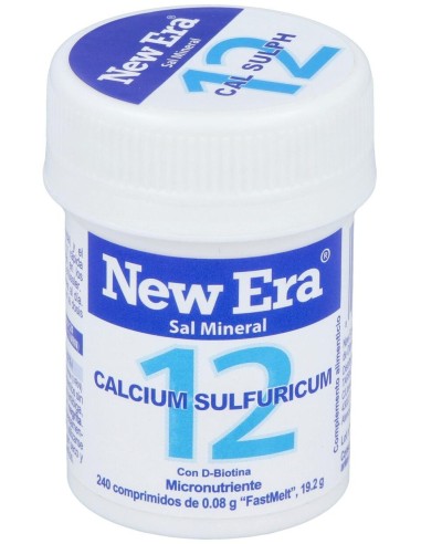 Sal Schussler Nº12 Calcium Sulfuricum 240Comp. de New Era