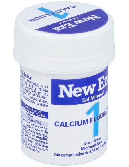 Sal Schussler Nº1 Calcium Fluoratum 240Comp. de New Era