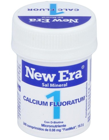 Sal Schussler Nº1 Calcium Fluoratum 240Comp. de New Era
