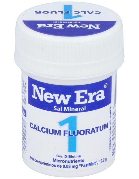 Sal Schussler Nº1 Calcium Fluoratum 240Comp. de New Era
