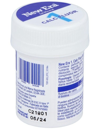 Sal Schussler Nº1 Calcium Fluoratum 240Comp. de New Era