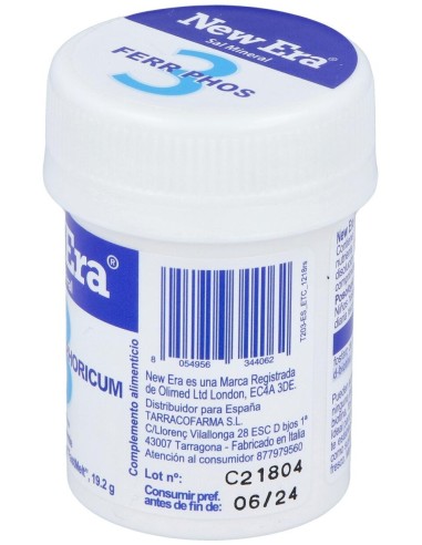 Sal Schussler Nº3 Ferrum Phosphoricum 240Comp. de New Era