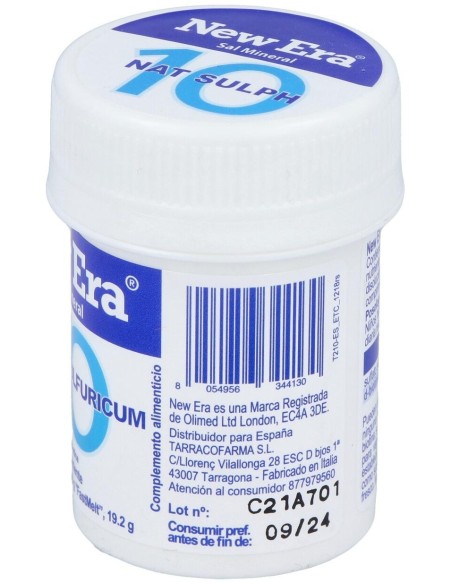 Sal Schussler Nº10 Natrium Sulfuricum 240Comp. de New Era