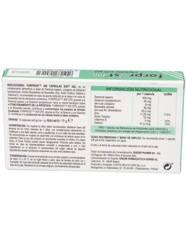 Forprost 15Cap. Soft Gel de Shedir