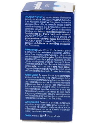 Goladek Spray 25Ml. de Shedir