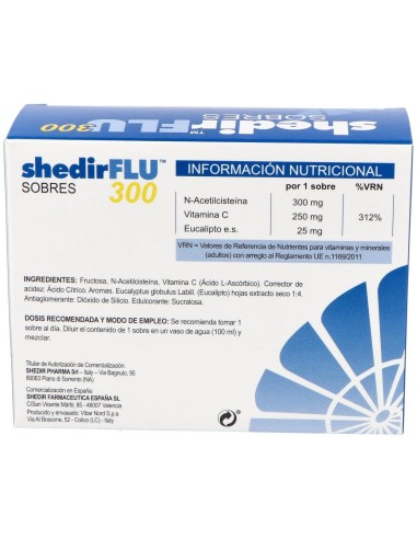 Shedirflu 300 20Sbrs. de Shedir