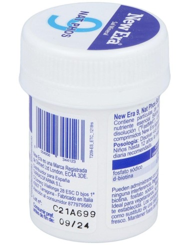 Sal Schussler Nº9 Natrium Phosphoricum 240Comp. de New Era
