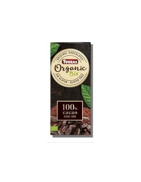 Chocolate Negro 100% Criollo Forastero. Bio Sg S/A de Torras