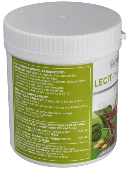 Lecitina De Soja-Lecitmar 1200Mg. 250Perlas de Marnys