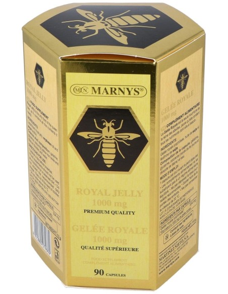 Jalea Real 1000Mg. Lecitina 90Perlas de Marnys