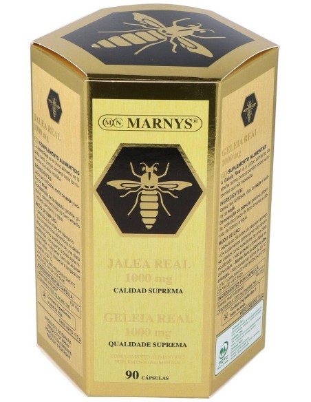 Jalea Real 1000Mg. Lecitina 90Perlas de Marnys