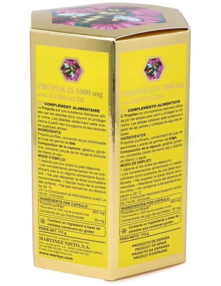 Propoleo 1000Mg.Con Echinacea  90Perlas de Marnys