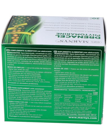 Drenacel Phytomarin 20Viales de Marnys