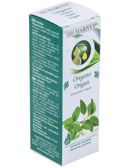 Oregano Aceite Esencial Alimentario 15Ml. de Marnys