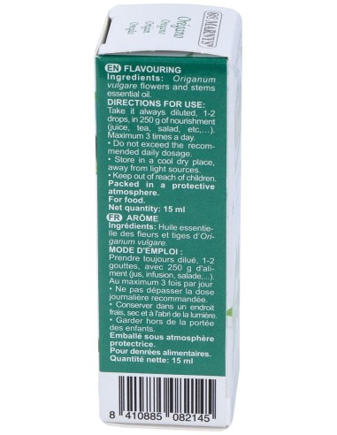 Oregano Aceite Esencial Alimentario 15Ml. de Marnys