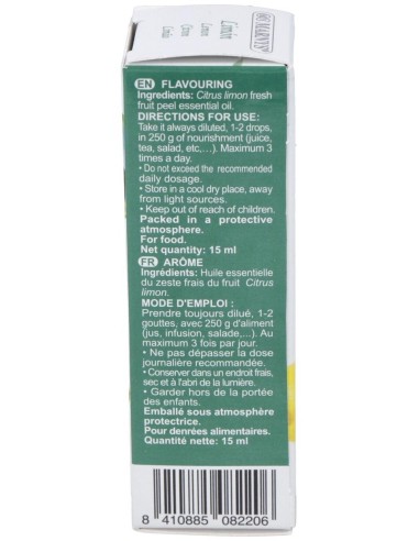 Limon Aceite Esencial Alimentario 15Ml. de Marnys