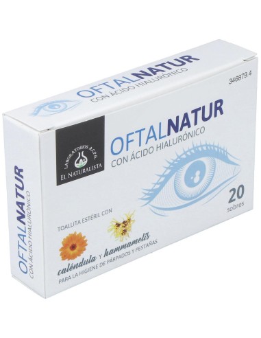 Oftalnatur 20Toallitas Oculares de El Naturalista