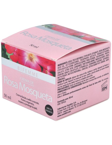 Crema Cara Rosa Mosqueta  50 Ml  de Ynsadiet