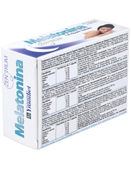 Melatonina 60 Caps. V de Ynsadiet