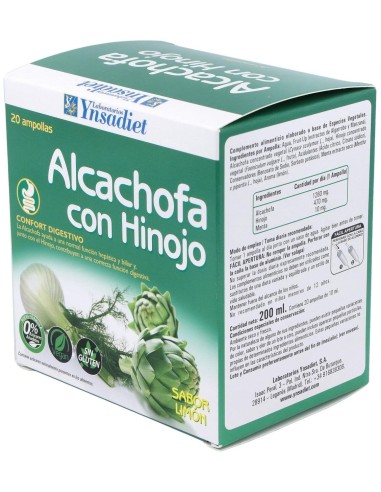 Alcachofa + Hinojo  0% Azucar 20 Amp de Ynsadiet