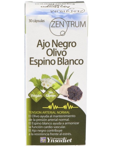 Olivo, Ajo Negro Y Espino 30 Caps. V de Ynsadiet