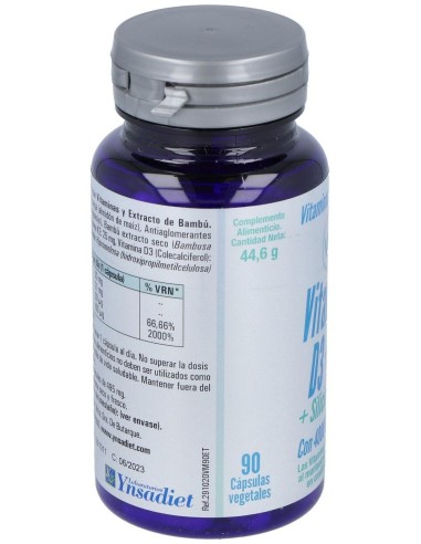 Vitamina D3 + K2 + Silic. Org. 90 Comp de Ynsadiet