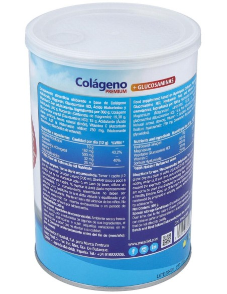 Colágeno Premium Hidrolizado 360 Gr de Ynsadiet