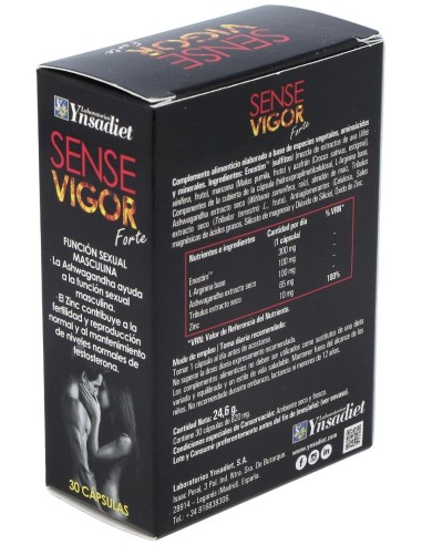 Sense Vigor Forte  30 Caps. V de Ynsadiet