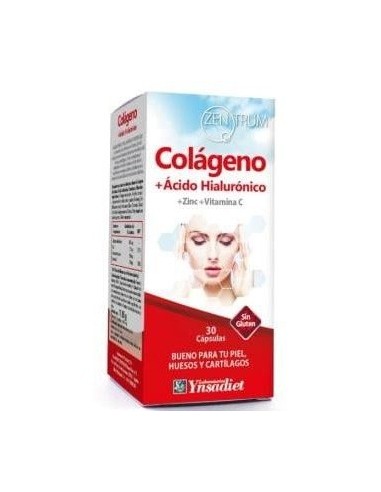 Acido Hialuronico y Colageno 30 Capsulas de Ynsadiet