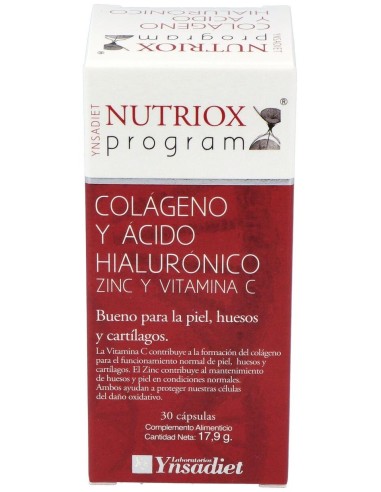 Colágeno + Ácido Hialurónico 30 Caps de Ynsadiet