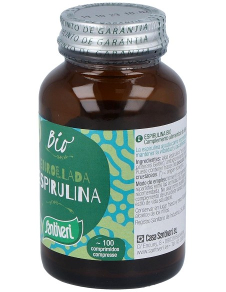 Alga Spirulina 100Comp. Bio de Santiveri