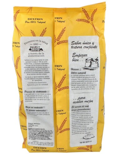Pan Dextrin Con Semillas De Lino 300Gr de Santiveri