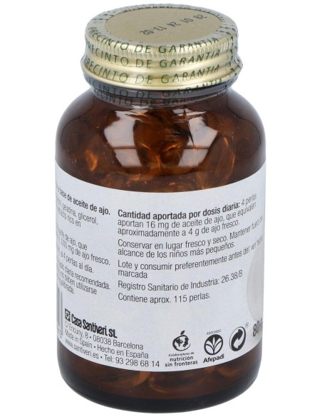 Aceite De Ajo 115Perlas de Santiveri