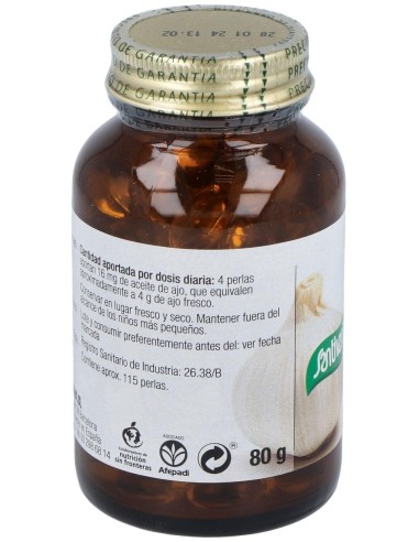 Aceite De Ajo 115Perlas de Santiveri