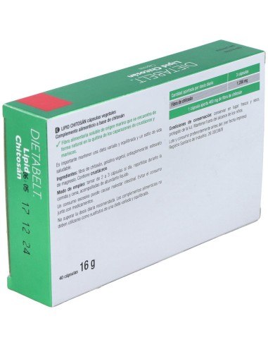 Dietabelt Sazia Lipid Chitosan 40Cap. de Santiveri