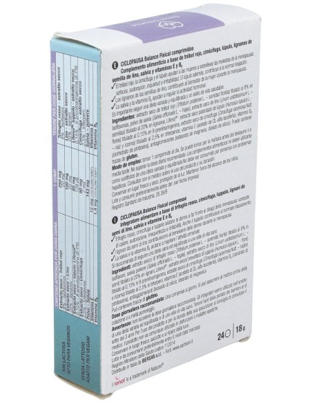 Ciclopausa Balance Fisical 24Comp. de Santiveri