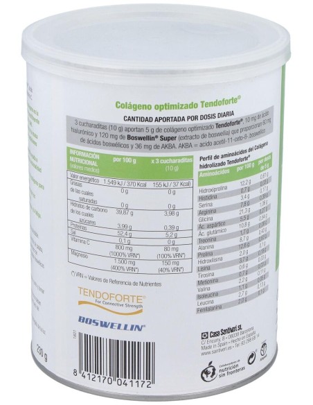 Dynamictendo Colageno 230Gr. de Santiveri