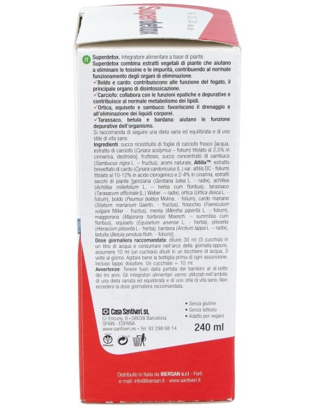 Superdetox Jarabe 240Ml. de Santiveri