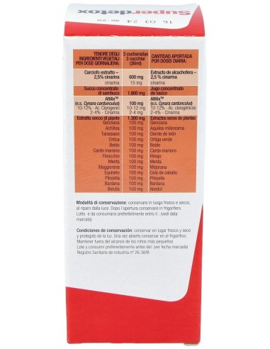 Superdetox Jarabe 240Ml. de Santiveri