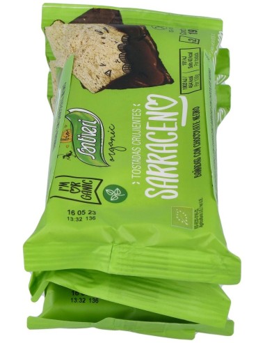 Tostadas Trigo Sarraceno Choco Negro 6Ud. de Santiveri